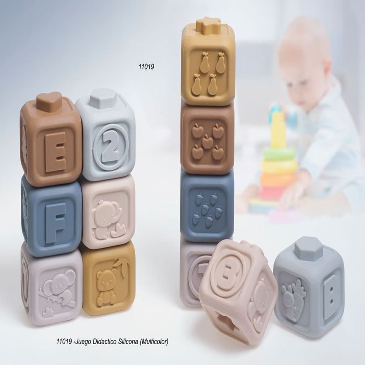 KOALA GAMBERRITOS BRINQUEDO EMPILHÁVEL EM SILICONE 10987