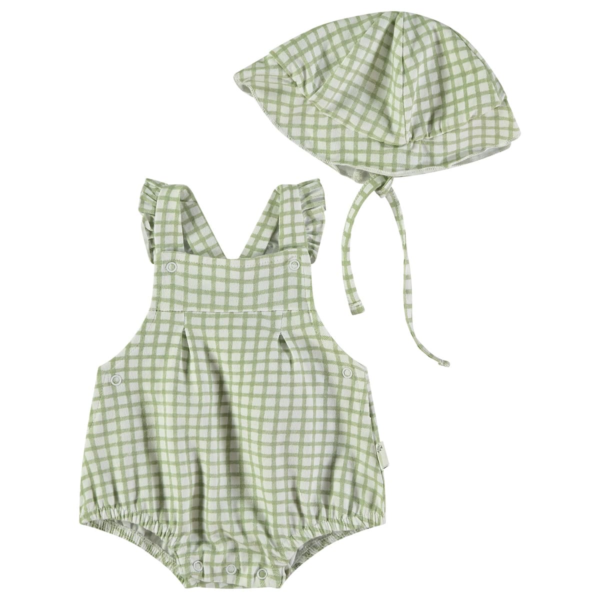 Ranita bebé con gorrito cuadros Babybol 160037