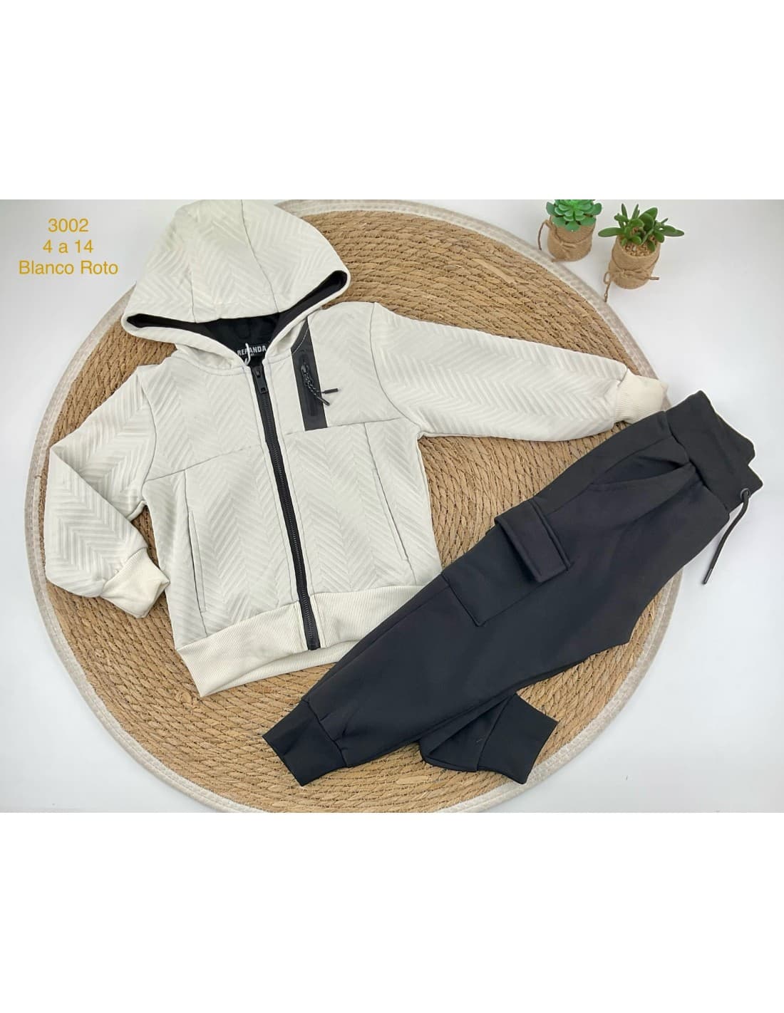 Chándal niño Sudadera con capucha y cremallera 522130020 (4 A 14 AÑOS)