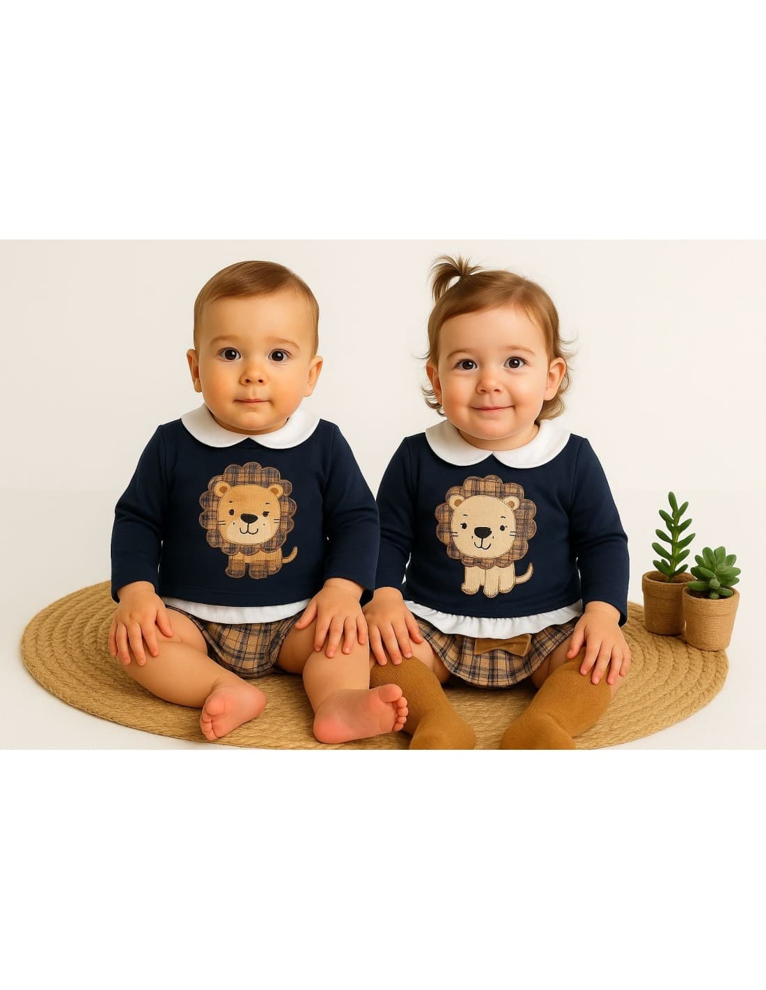 Conjunto bebé niña DIVERCHIC león 522103017