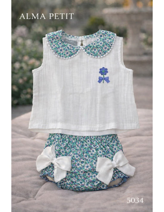 Conjunto Bebé Bambula Floral 622005034 – Alma Petit