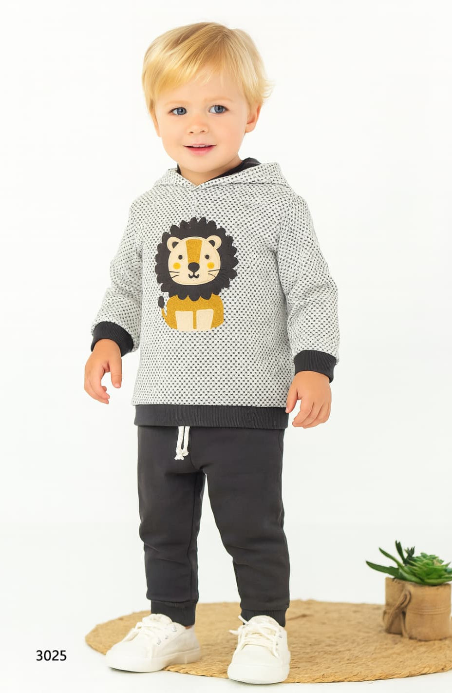 Conjunto bebé niño sudadera león DIVERCHIC 522103025