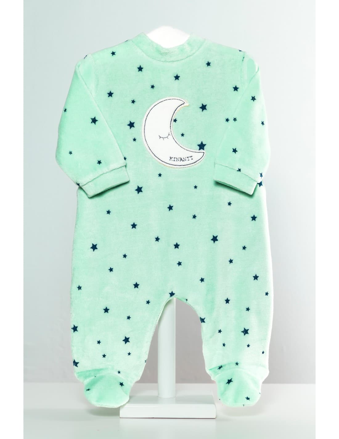 Barboteuse bébé fille avec étoiles et lune Kinanit 521100011 Douceur et confort pour dormir