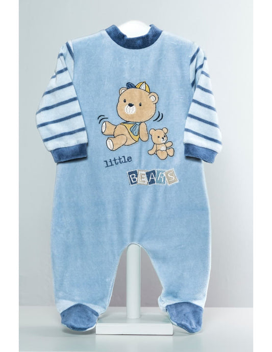 Macacão infantil Kinanit 521100004 Sheared para bebé menino Macio, quente e confortável