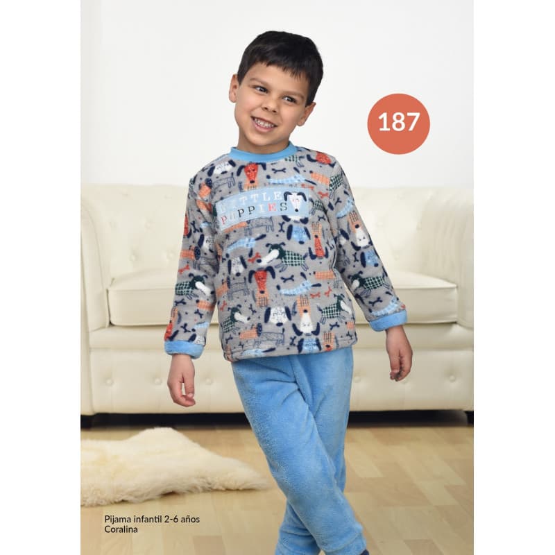 Pijama de mulher Kinanit 525100454 de elastano macio com estampado de coração