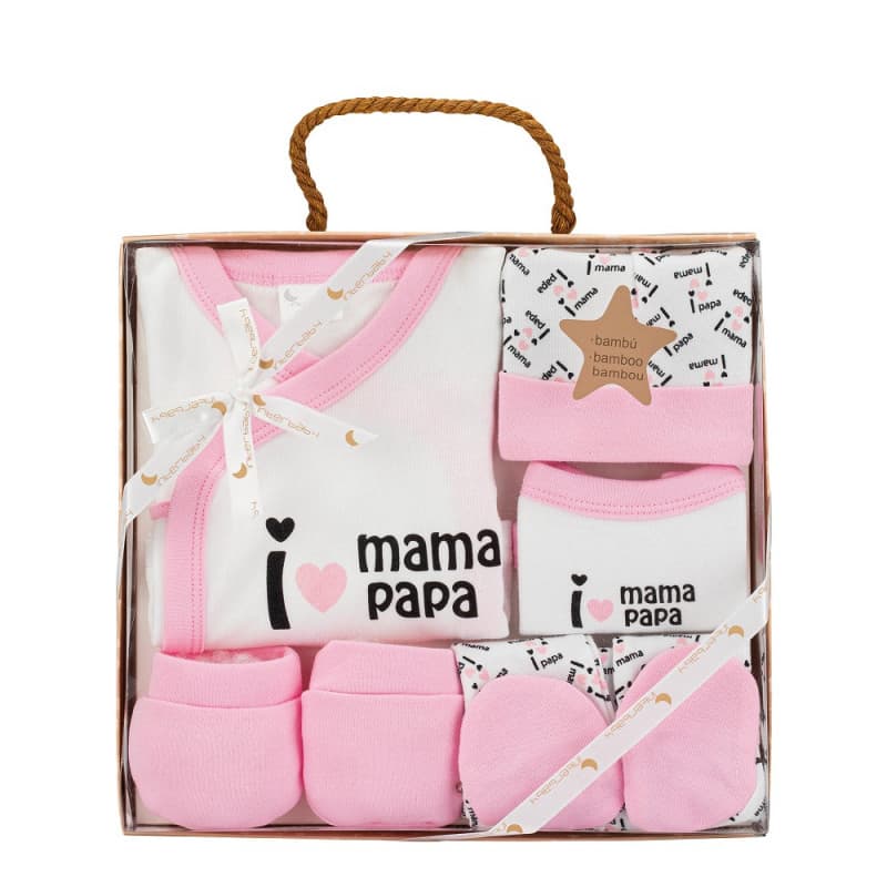 Coffret cadeau bébé 5 pièces – 100 % coton Prawn Star 10734