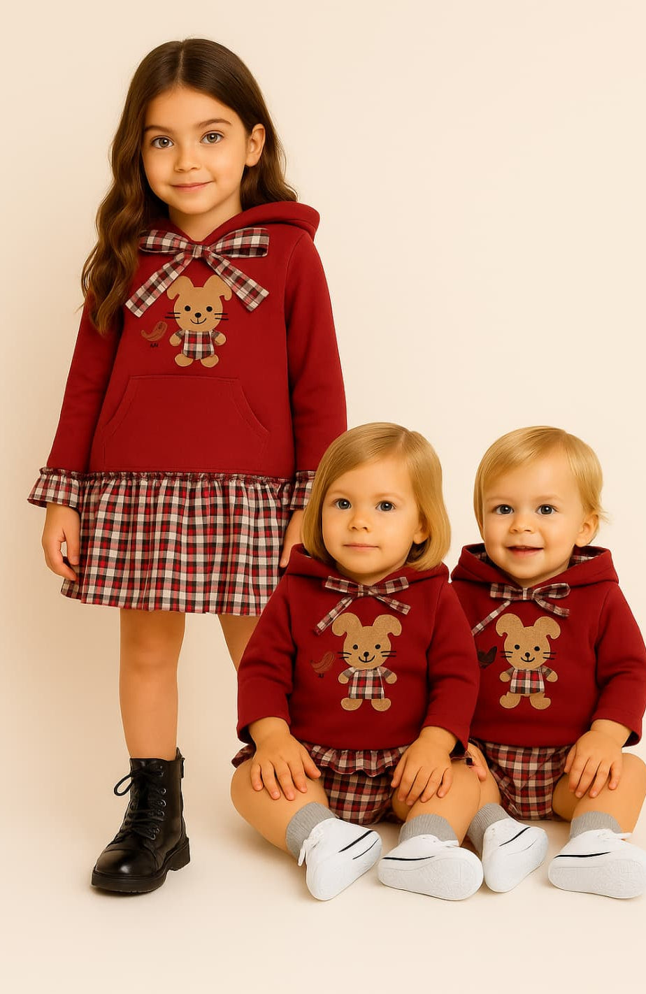 Vestido Infantil Niña Conejo Diverchic 522103021