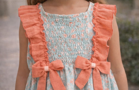 Vestido niña con conejitos Alma Petit 622005042 – Dulce, fresco y perfecto para combinar 🐰🌸