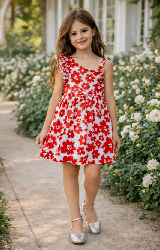 Vestido niña Alma Petit Estampado Amapolas 622005028