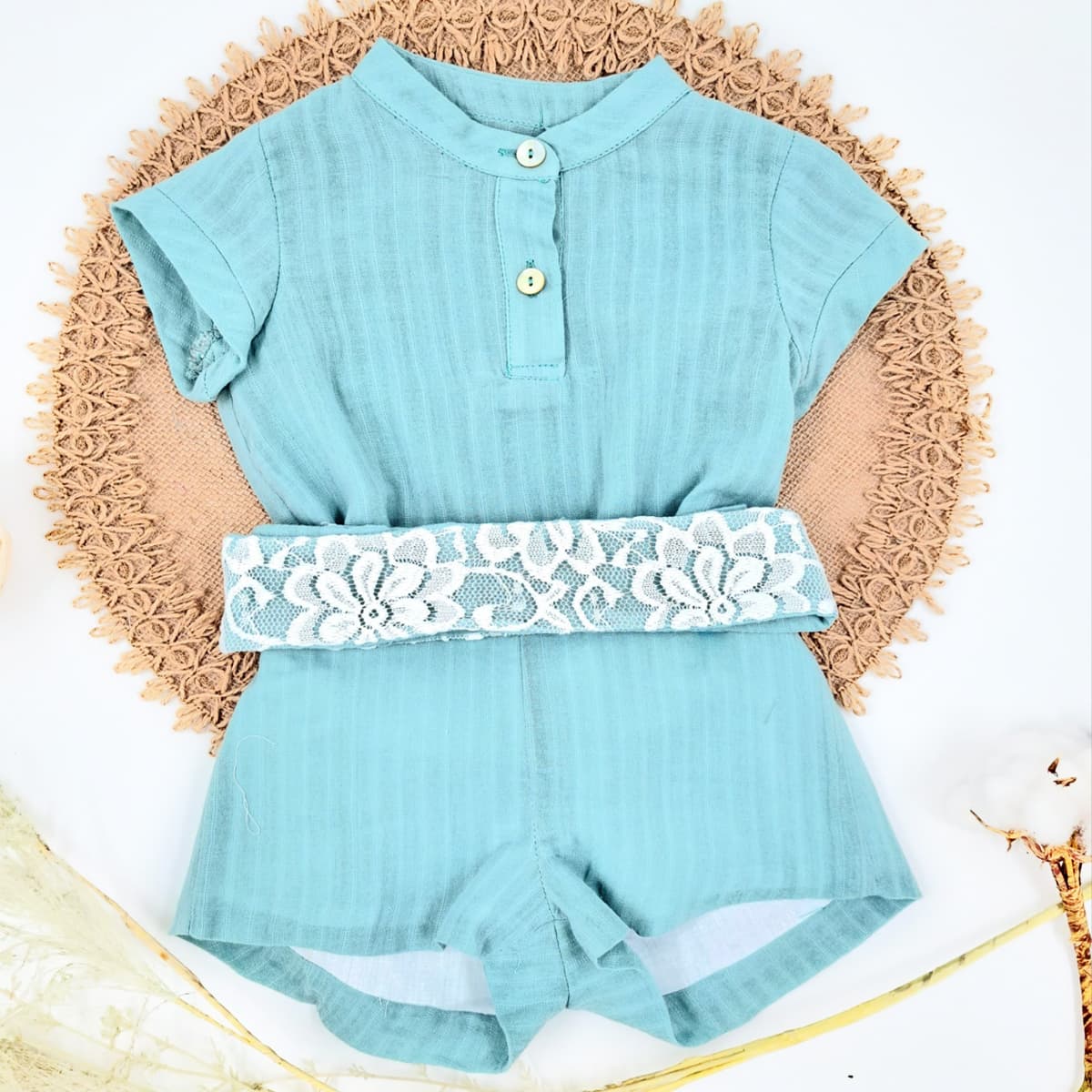 Conjunto de Ceremonia para Bebé Verde – Glory Bebé 22310