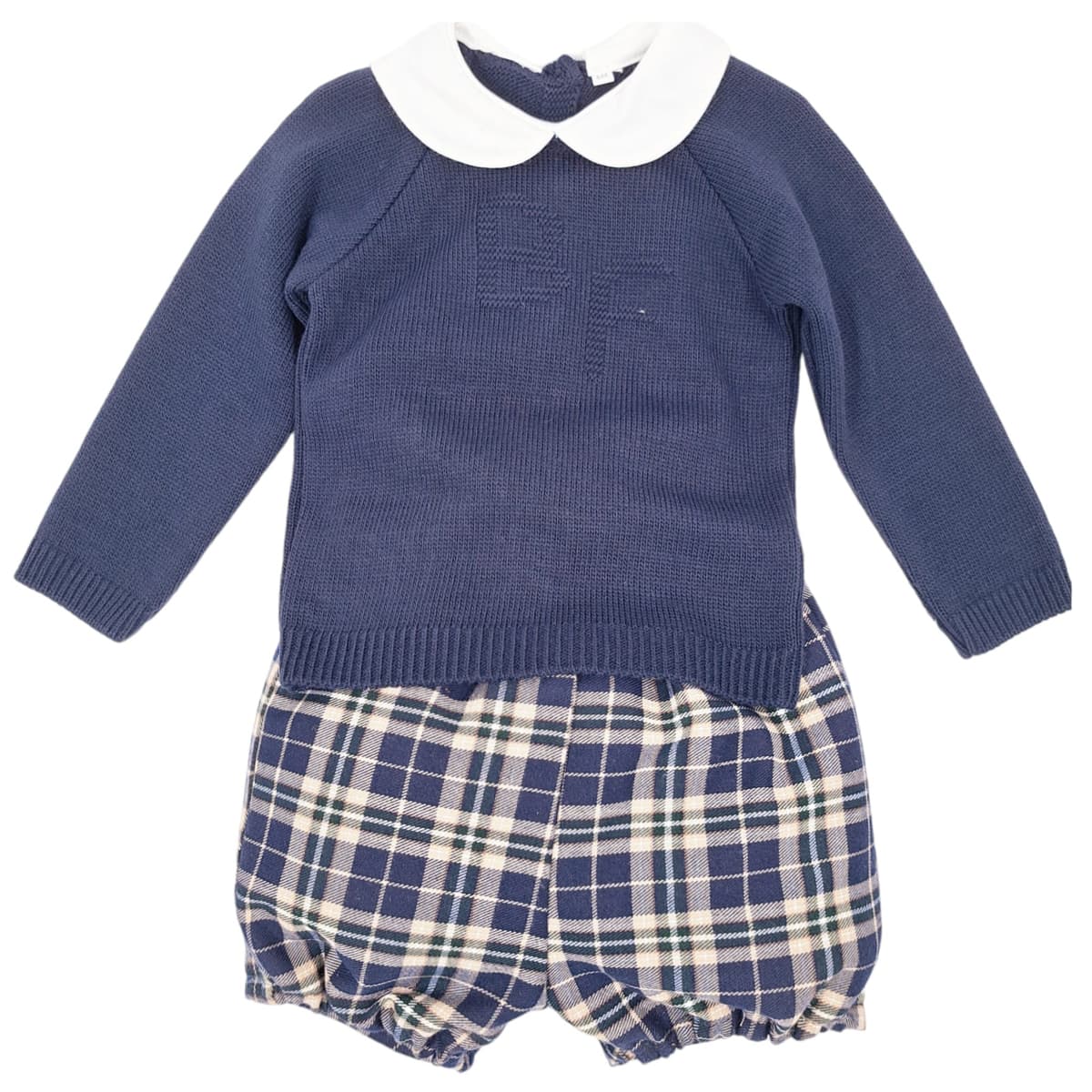 Conjunto dos piezas para bebé marino cuadros BABY FERR 24280