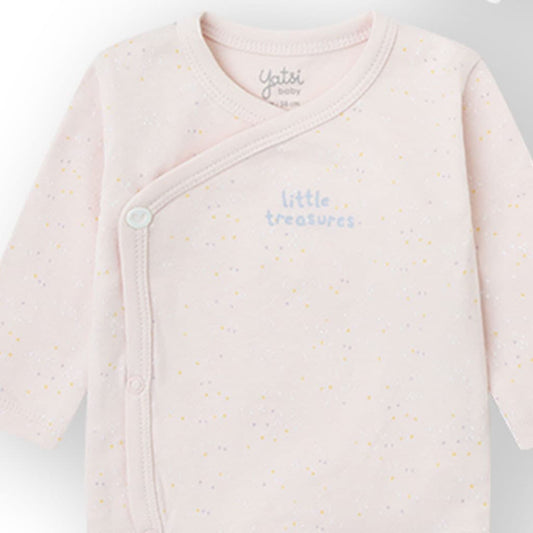 Pack 2 bodys bebé rosa y blanco Yatsi 25200110 Algodón extrasuave y diseño encantador