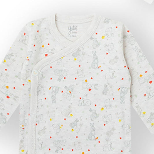 Pack 2 bodys bebé conejitos y flores Yatsi 25200114 Algodón extrasuave y diseño adorable