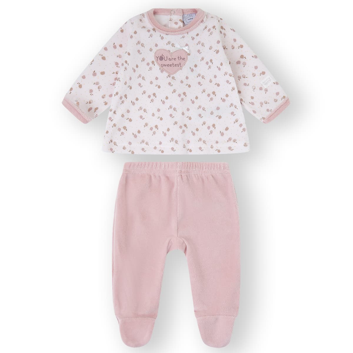 Conjunto de macacões para bebé Yatsi 2 peças Ref. 25200231 Tecido extra macio e quente