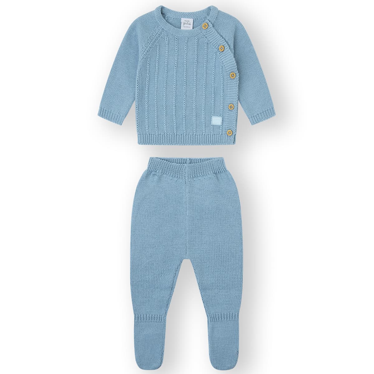 Yatsi Baby 25200261 Ensemble 2 pièces Cœurs en coton rose (0 à 6 mois)