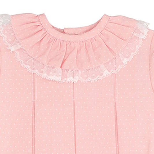 Vestido rosa para bebé com capuz e capa de fralda Baby Ferr 25400 (1 a 24 meses)