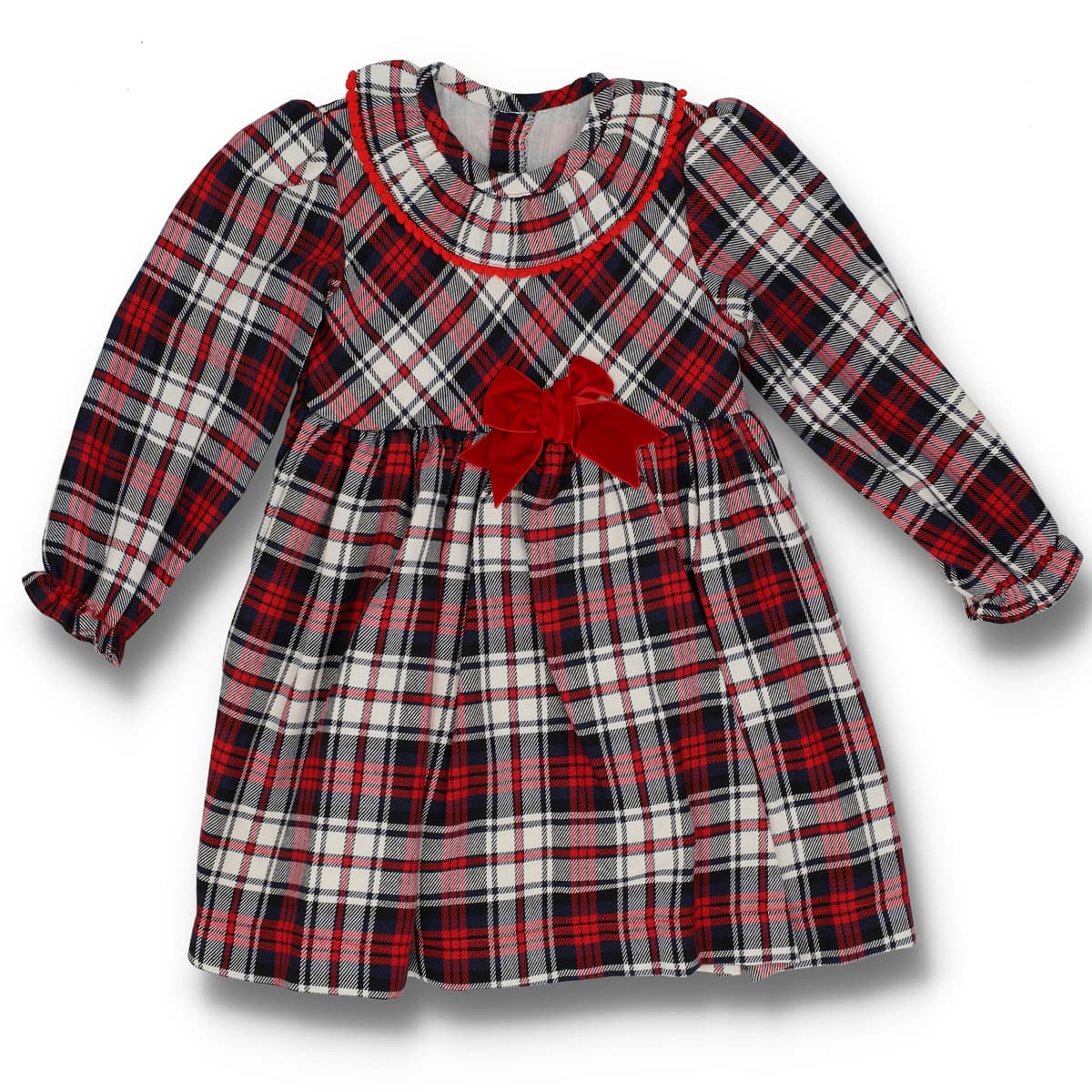 Vestido vermelho Baby-Ferr 25660 para menina (3 a 12 anos)