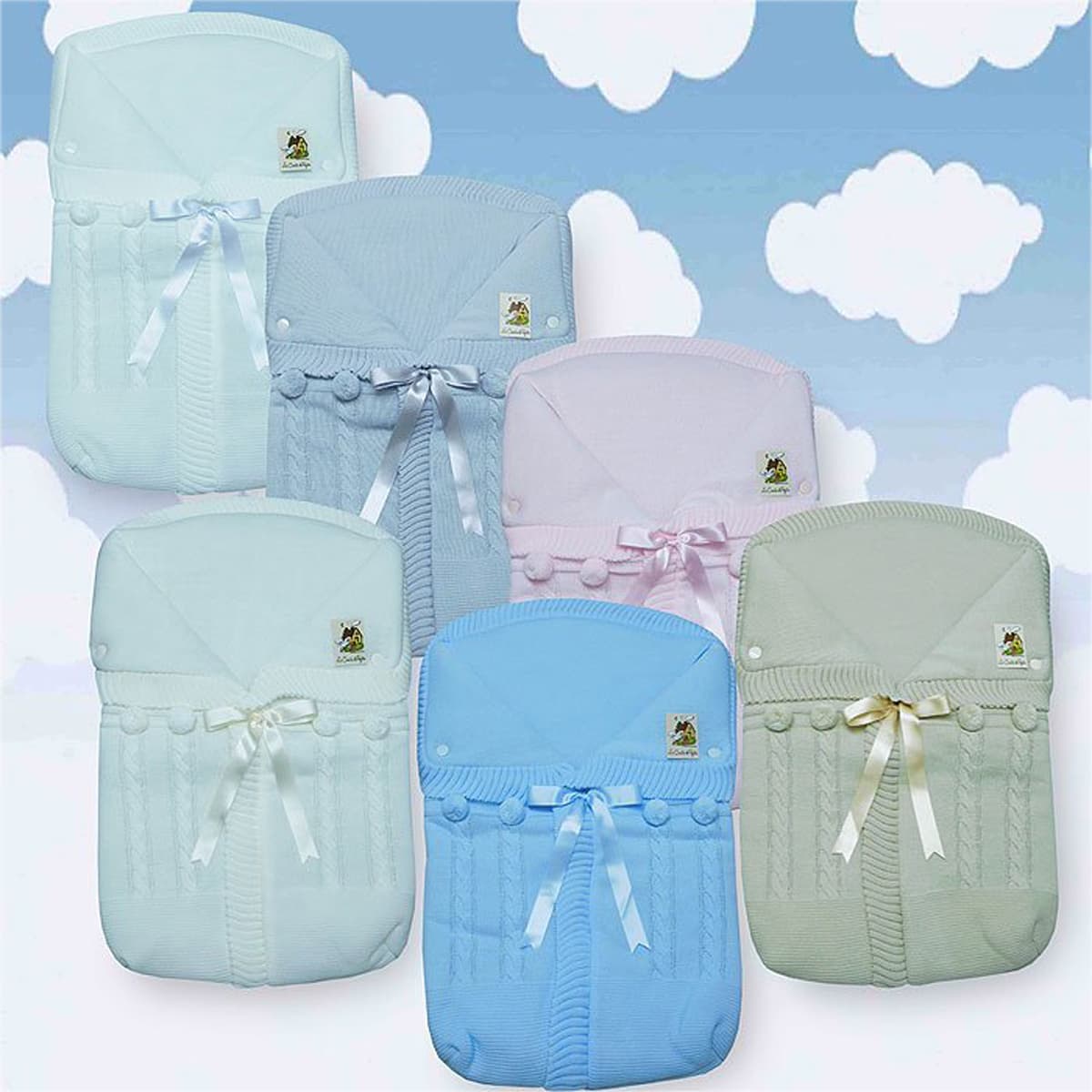 Veste tricotée avec nœud et fermeture éclair invisible LA CASITA DE PEPITO 2987/3187/2787/2587