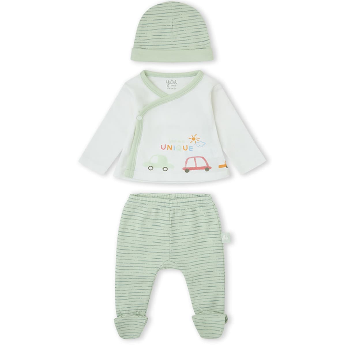Conjunto para bebé Yatsi verano modelo 26110003 en algodón suave