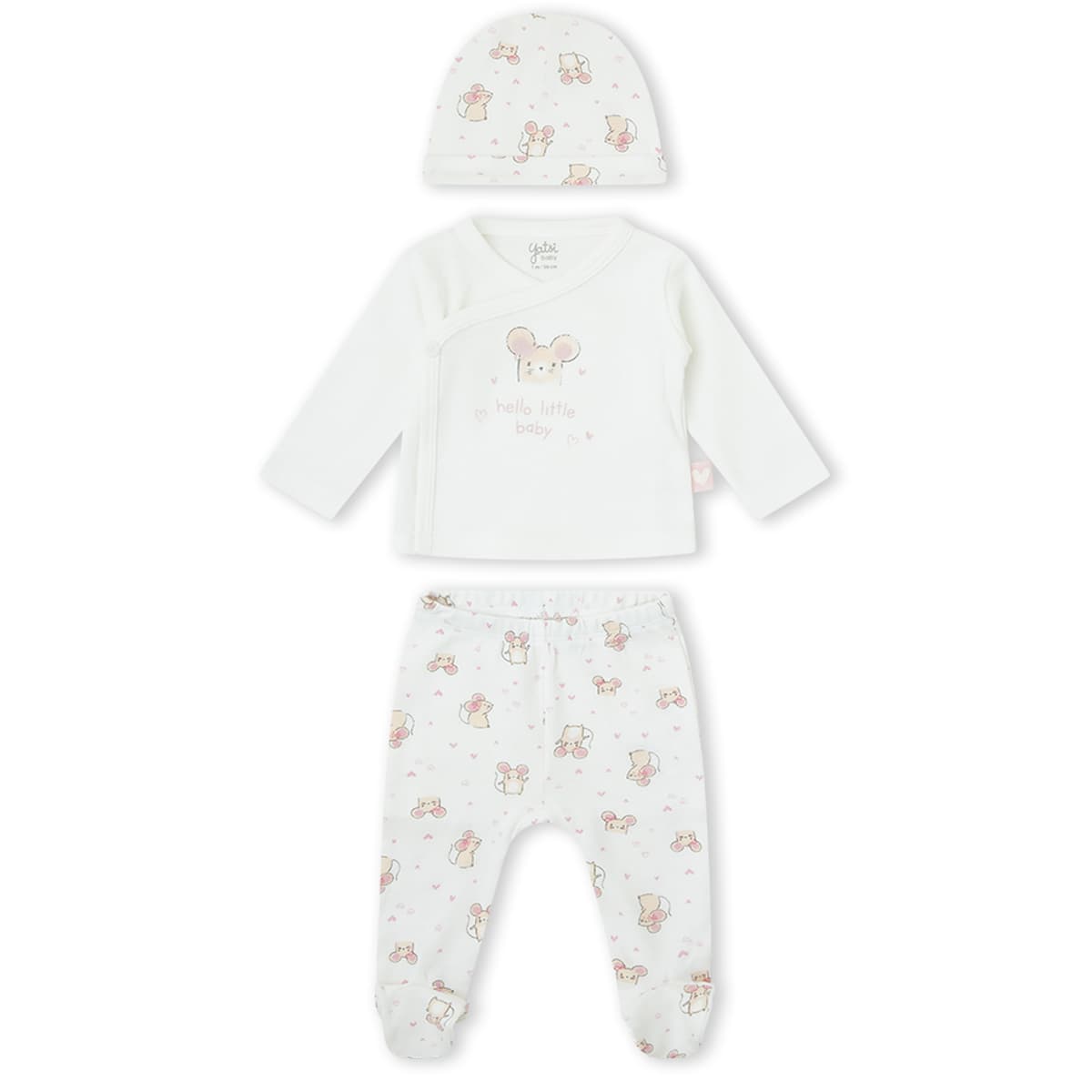 Conjunto para bebé Yatsi verano modelo 26110015 – Suavidad desde el primer día