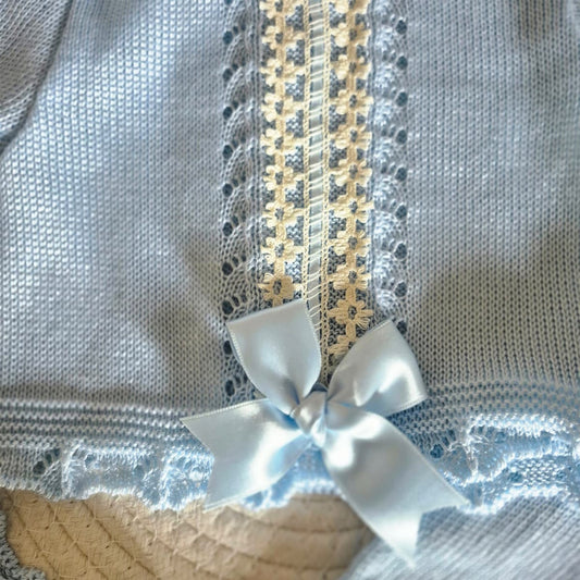 Conjunto de Perlé azul para Bebé - La Casita de Pepito 3414