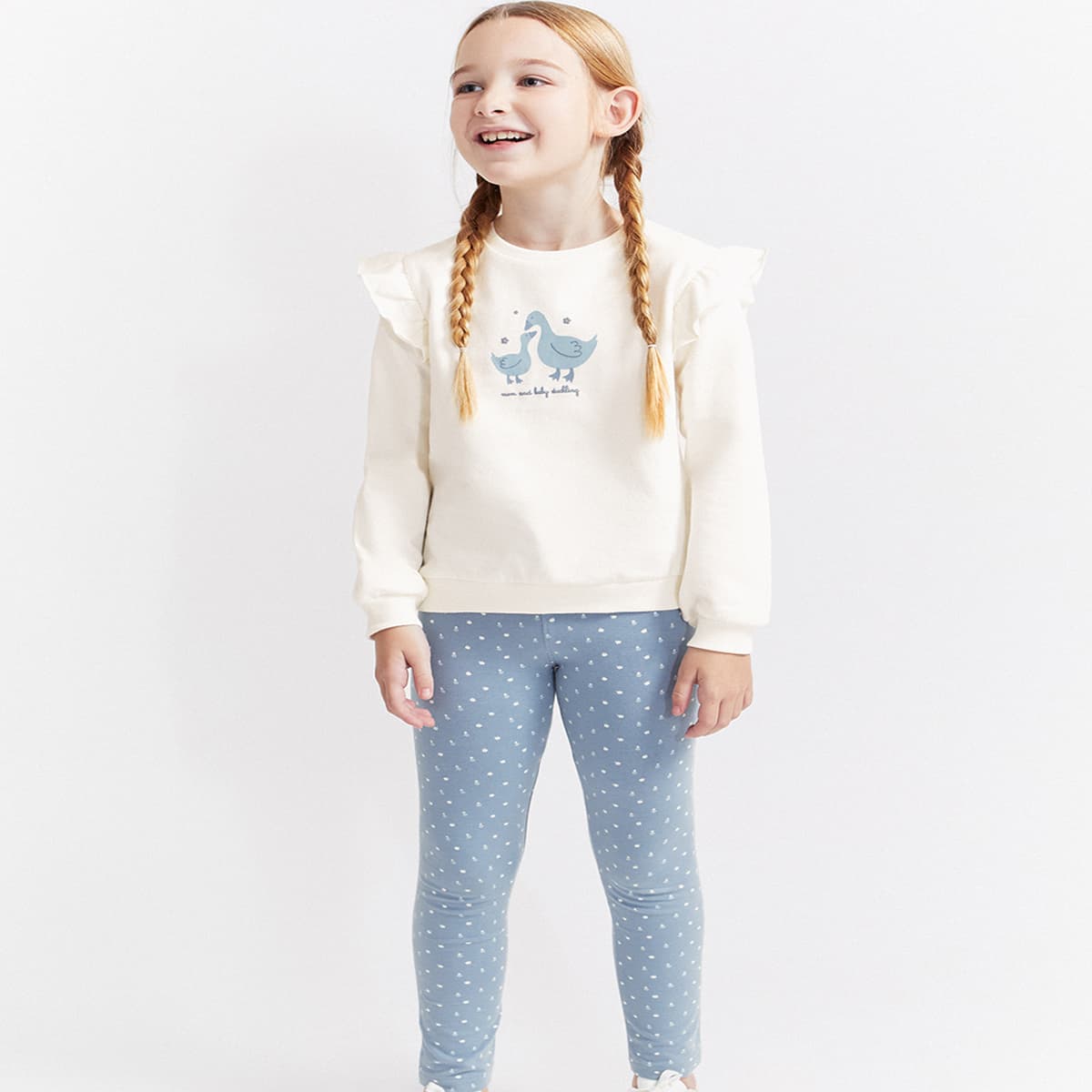 Conjunto para bebé con sudadera de patos y leggings estampados Street Monkey 353024 (3 a 36 meses)