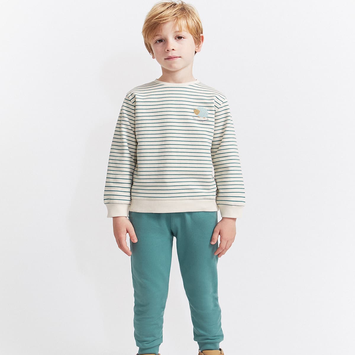 Conjunto Infantil Niño Street Monkey 354050 Sudadera rayas y Pantalón (3 a 6 años)