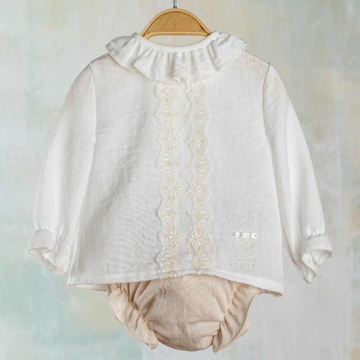 Conjunto de Cerimónias de Bebé em Cru – Lilus 37802