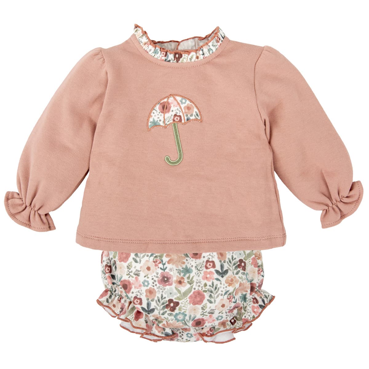 Pijama Babidú “Pradera” em algodão para bebé menina (0 a 3 meses) 11127