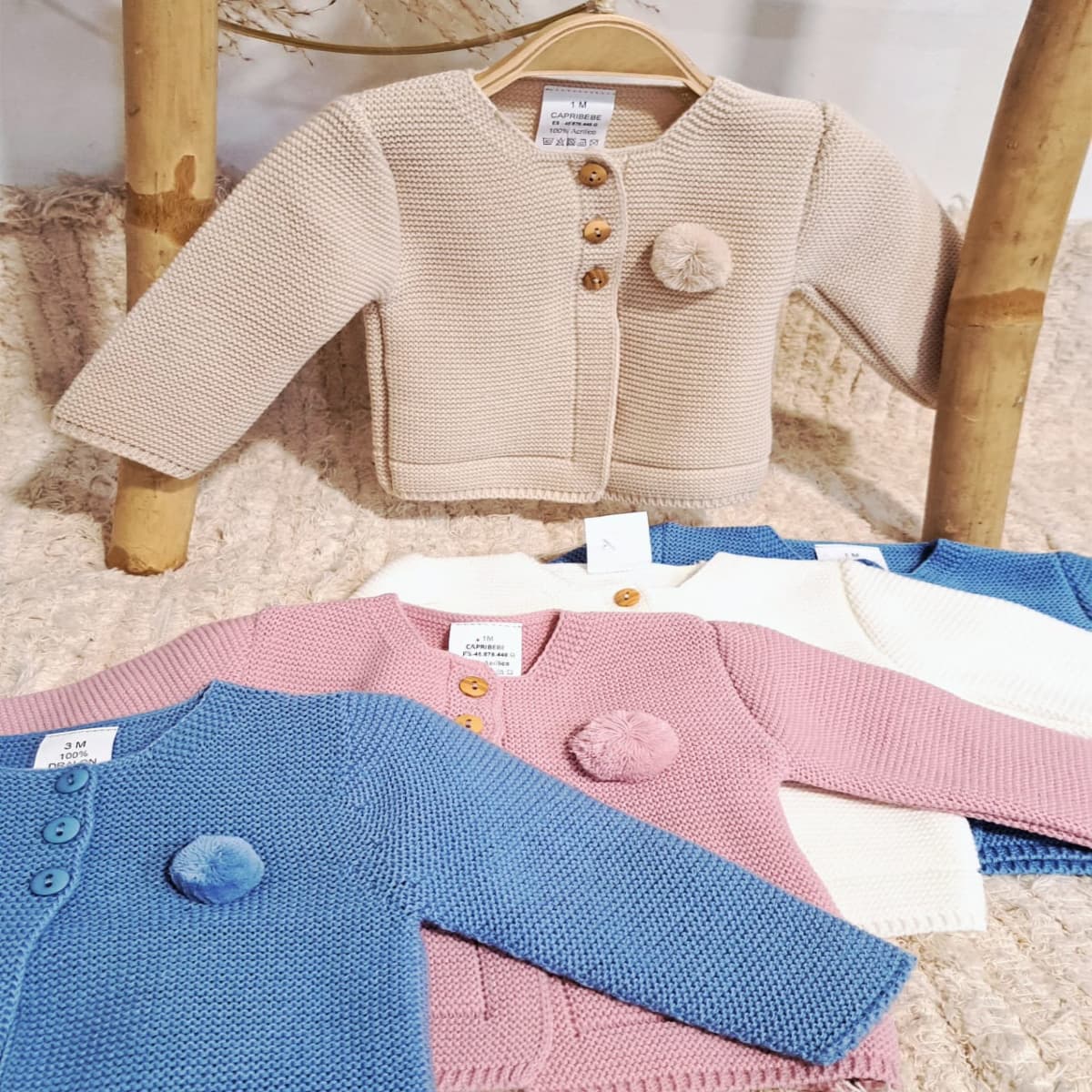 Chaqueta de Lana para Bebé CAPRIBEBE 4749 (1 a 36 meses)