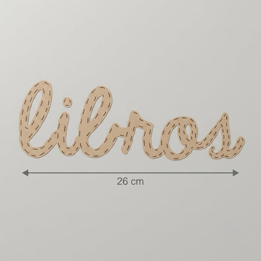 Vinilo Adhesivo Infantil de Ordenación (Libros) - Sueños de Cigüeña
