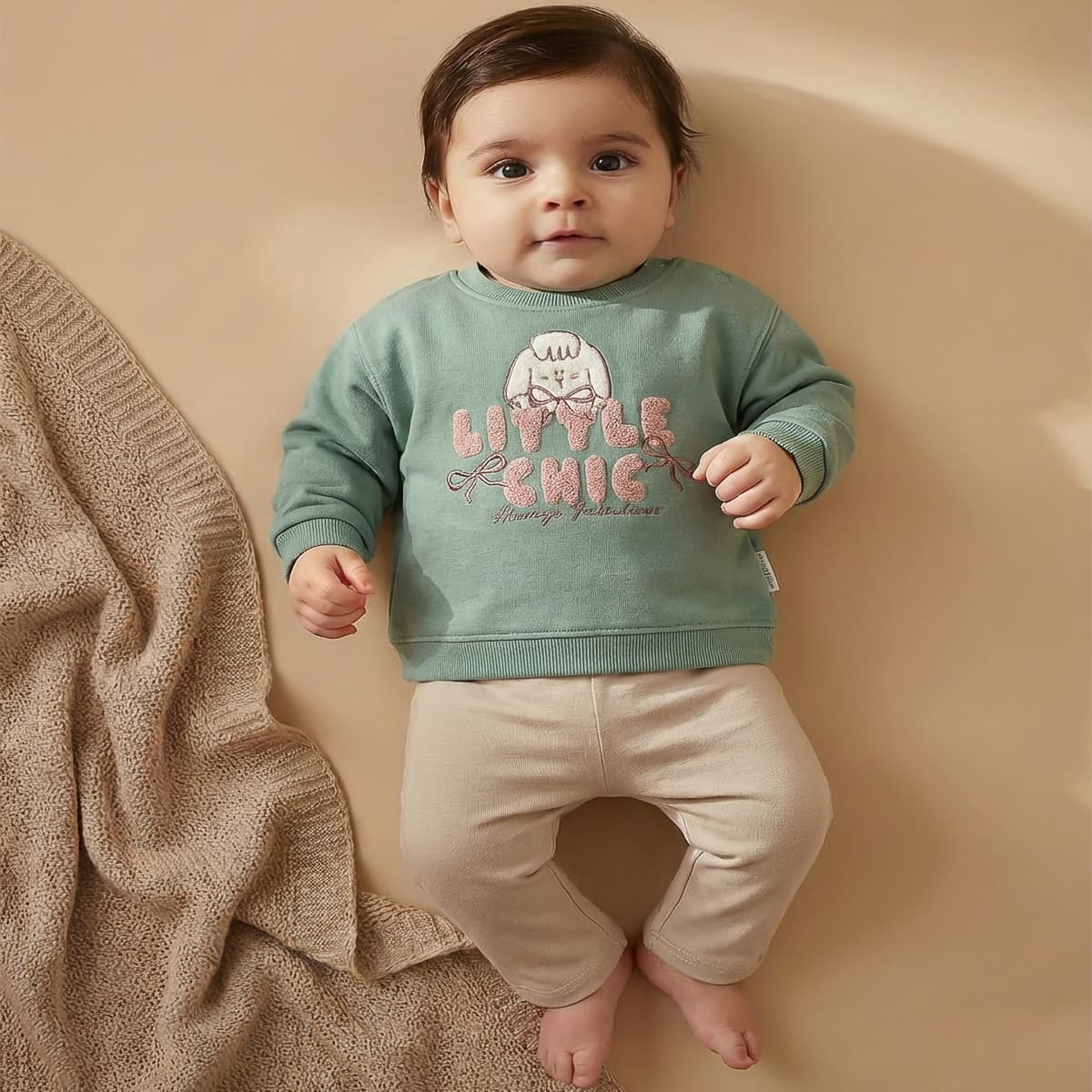 Conjunto bebé verde Waterlemon 8317 | 12-36 meses