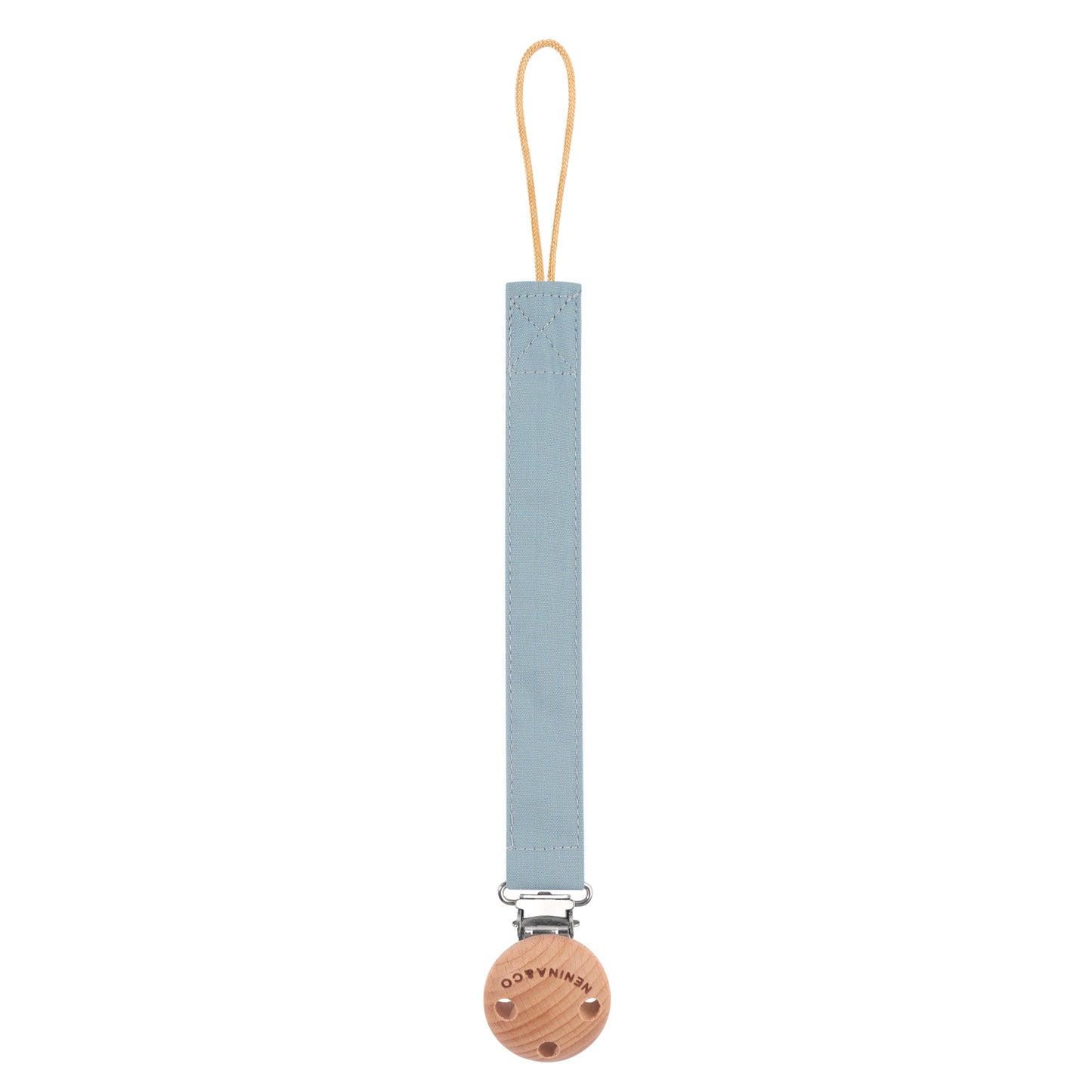 Kit Nenina & Co Gris + Azul| 2 Chupetes + 2 Chupeteros + Guardachupete