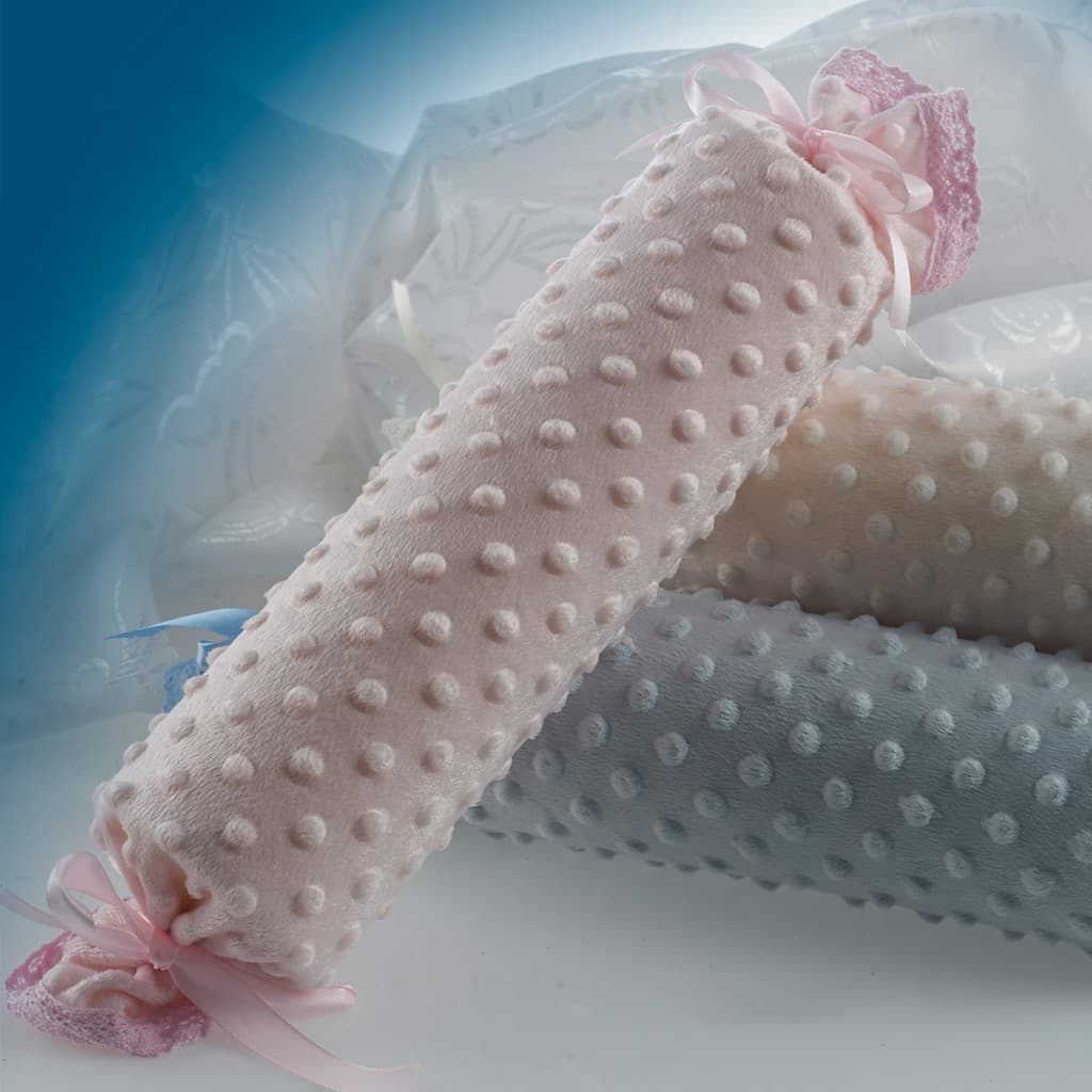 Cojín antivuelco liso con bodoques. Gamberritos 9914