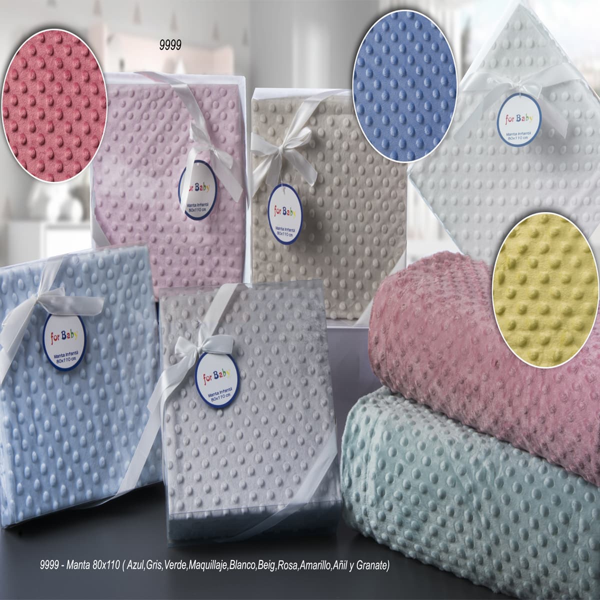 Couverture bébé Bobler 80x110 cm – MORA réf. 221000086