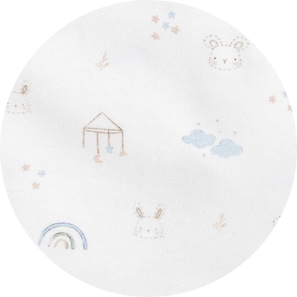 Conjunto de algodón para bebé niña “Cielo” Babidú (0 a 3 meses) 51125