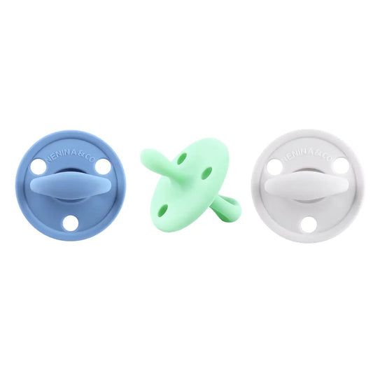 Chupete DIAMOND By Nenina & Co Azul, Mint y Gris