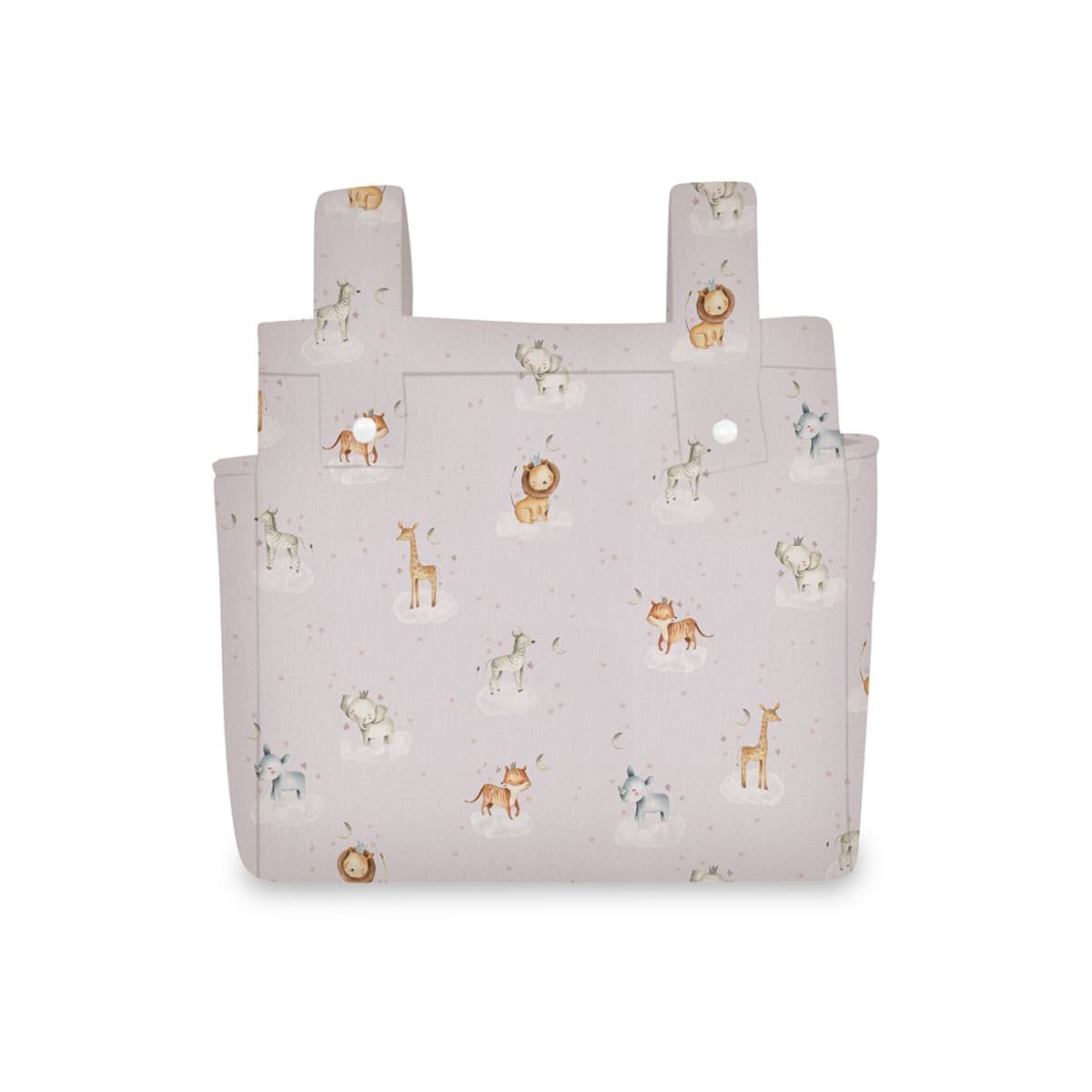 Bolso talega animalitos. Gris. Don Algodón D90103