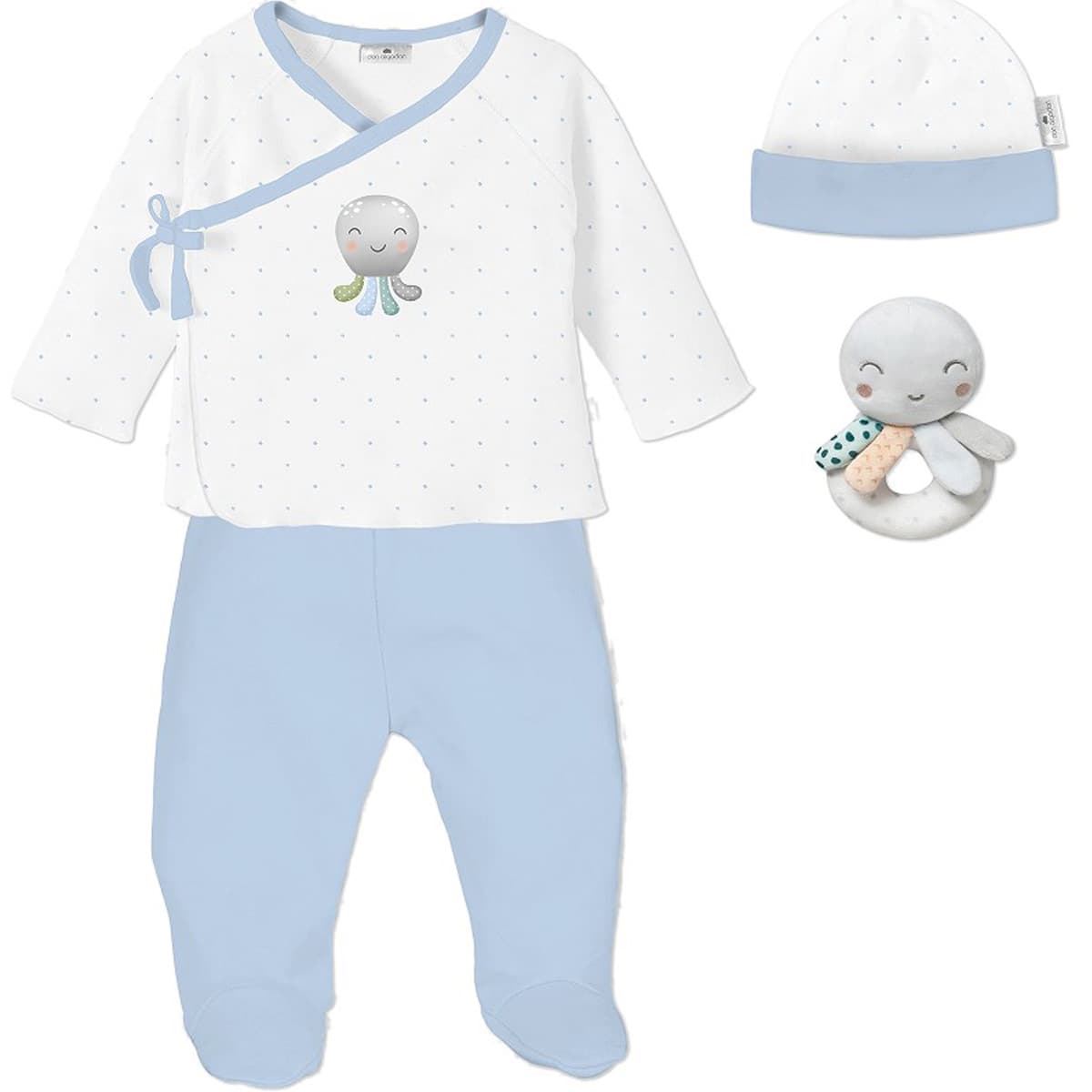 Conjunto de oferta para bebé com 5 peças – 100% algodão, Prawn Star 10734