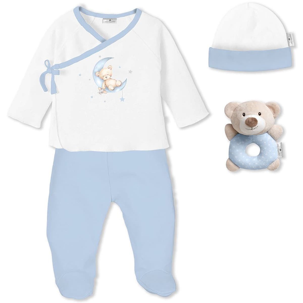 Conjunto de oferta para bebé com 5 peças – 100% algodão, Prawn Star 10734