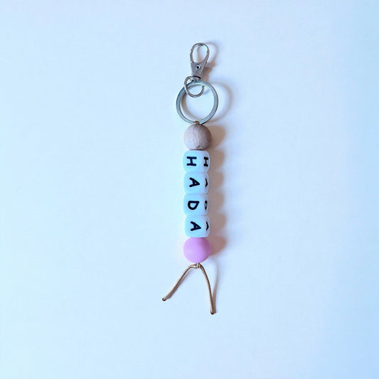 Llavero Rosa Chicle personalizado Nenina & Co