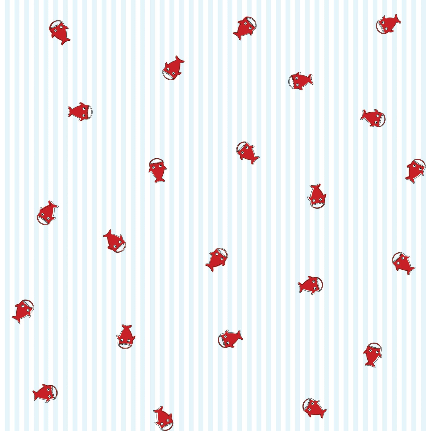 Mini Muselina 100% algodón - Estampado sharky stripes