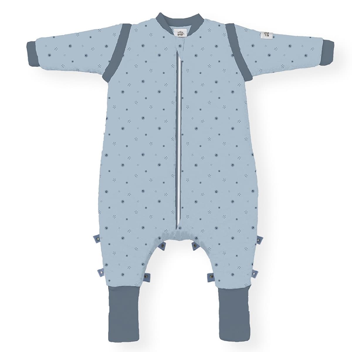 Mono de Dormir Azul para Bebé con Mangas Extraíbles – Interbaby (1 a 3 años) MON01