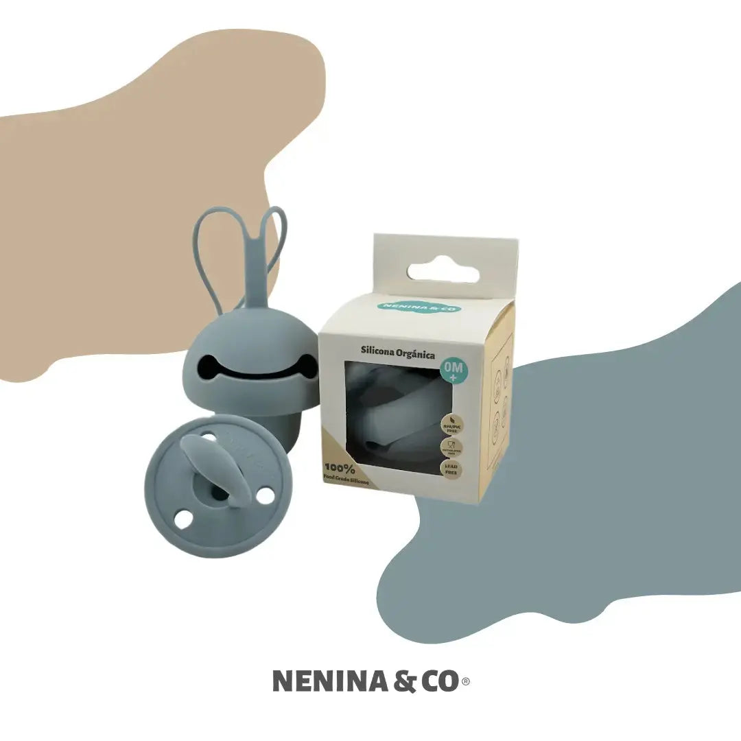 Pack de Chupete Clásico y Guardachupete Nenina & Co – Comodidad, Higiene y Estilo para tu Bebé