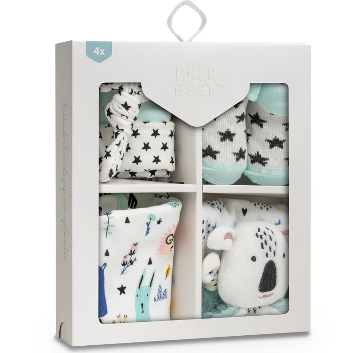 Coffret cadeau bébé 5 pièces – 100 % coton Prawn Star 10734