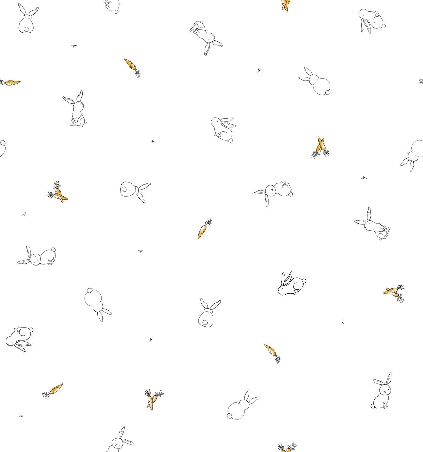 Mini Muselina 100% algodón - Estampado cute bunnies