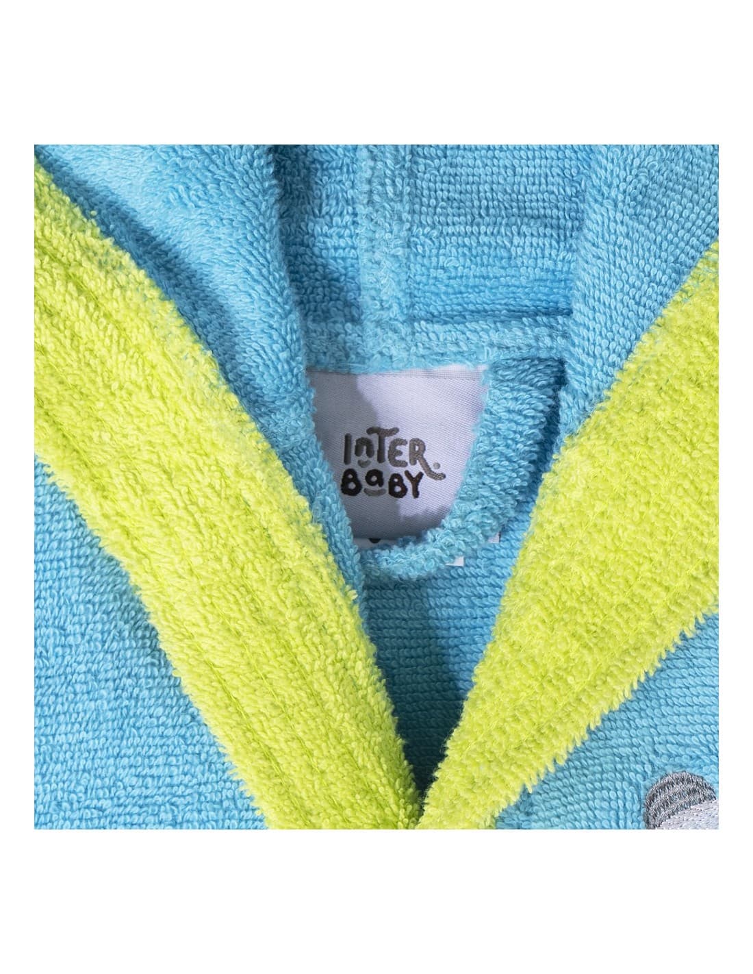 Albornoz infantil Interbaby talla 2–4 521105151 – Suavidad, color y comodidad para después del baño