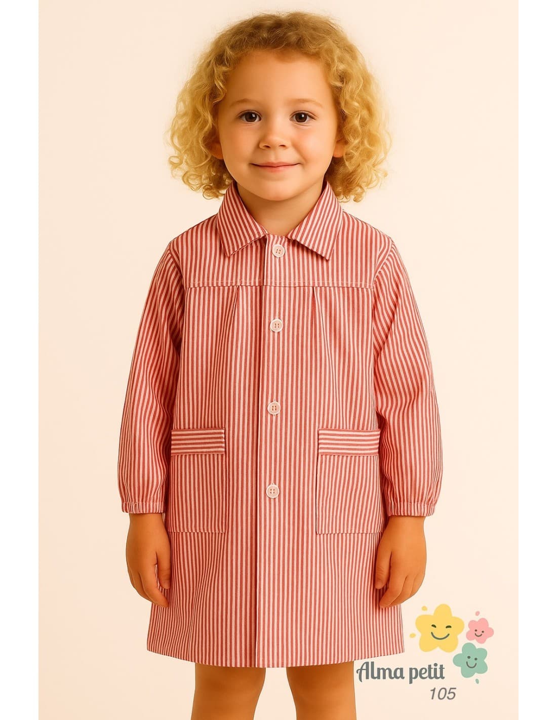 Bébé écolière Alma Petit Stripes 105