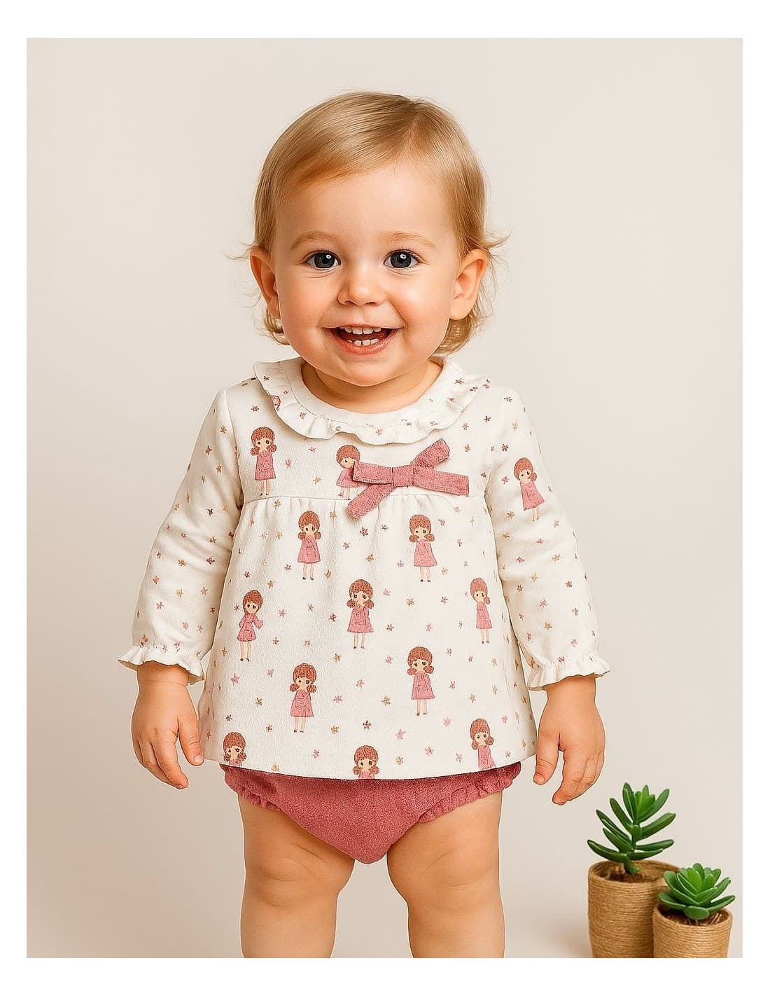 Chambrita de Bebé con Gorro y Braga Baby Ferr 522125406 (3 a 24 meses)