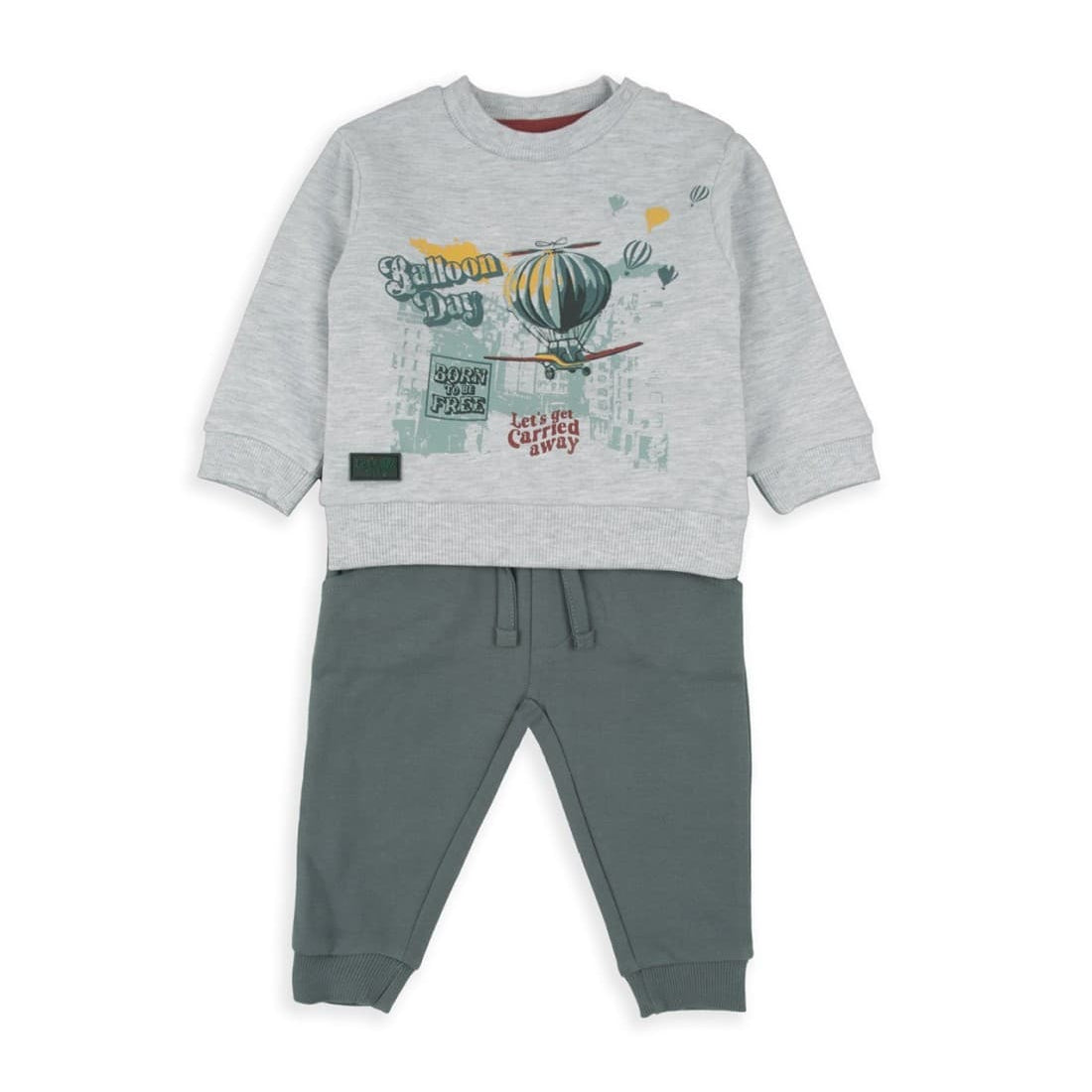 Conjunto de bebé: sweatshirt balão e calças BABYBOL Ref. 522152024